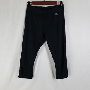 Adidas Activewear Pants Womens Medium Mid Rise‎ Climalite Workout Stretch Capri